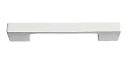 Atlas Homewares Thin Square Pull High White Gloss Contemporary 3-3/4″ (96mm) Center to Center, 4-11/16″ (119mm) Length, Cabinet Pull / Handle