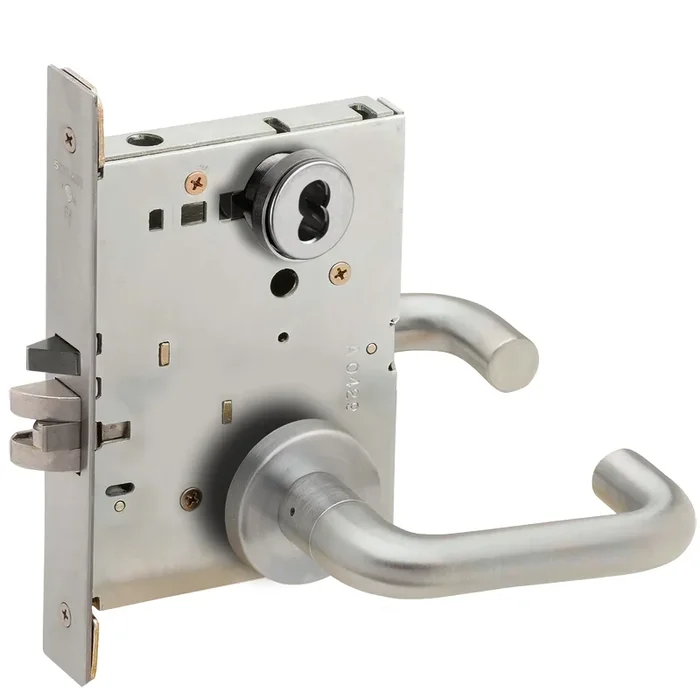 Automatic Unlocking Entry Mortise Lock with Small Format IC Less Core – Schlage Commercial