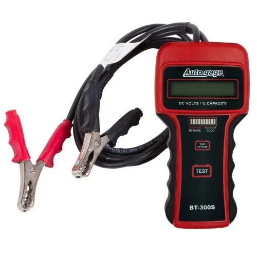 AutoMeter BT-300S BATTERY TESTER, 12V, AUTOGAGE