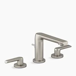 Avid Widespread bathroom sink faucet, 1.0 gpm Widespread in Vibrant Brushed Nickel