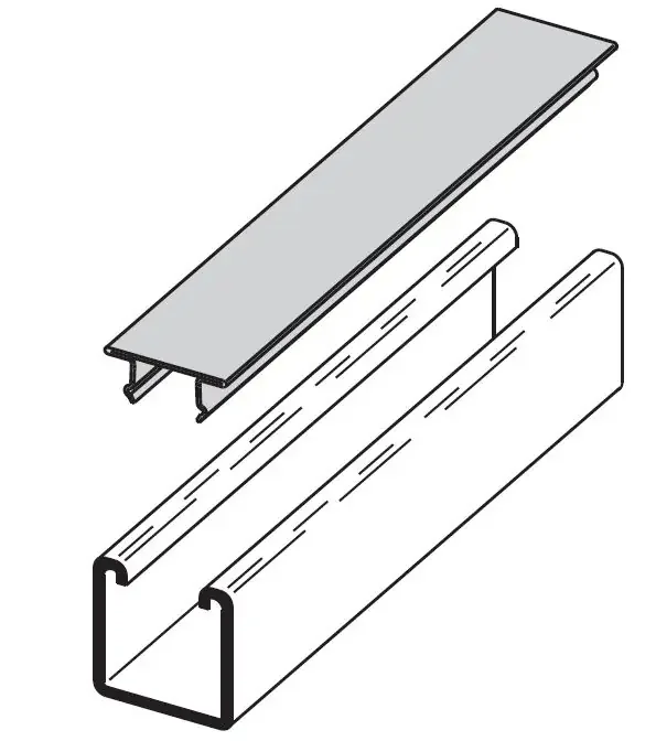 B-Line B217 Strut Insert Grey