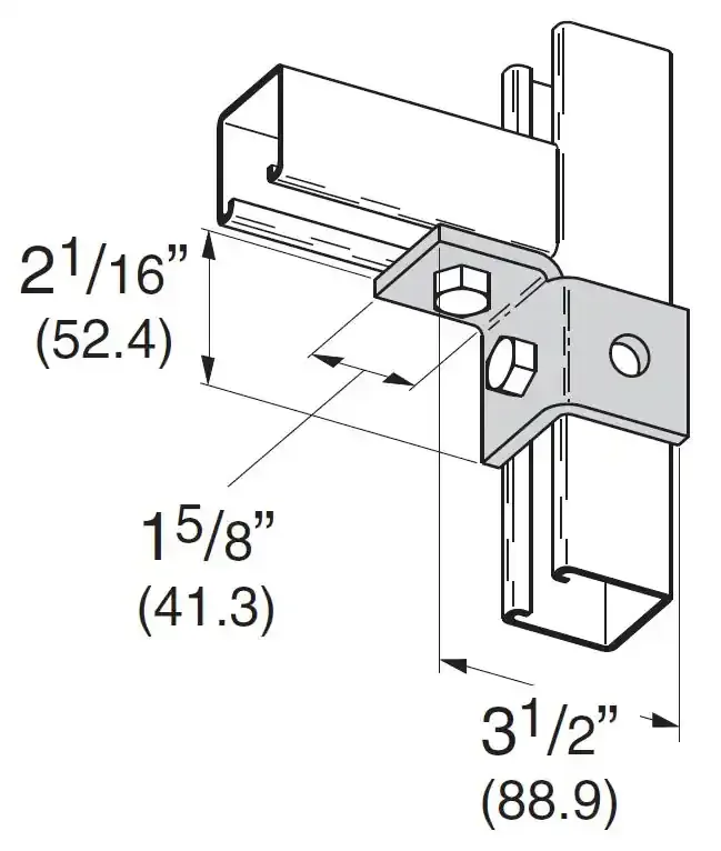 B269L 6-Hole Single Corner Connection