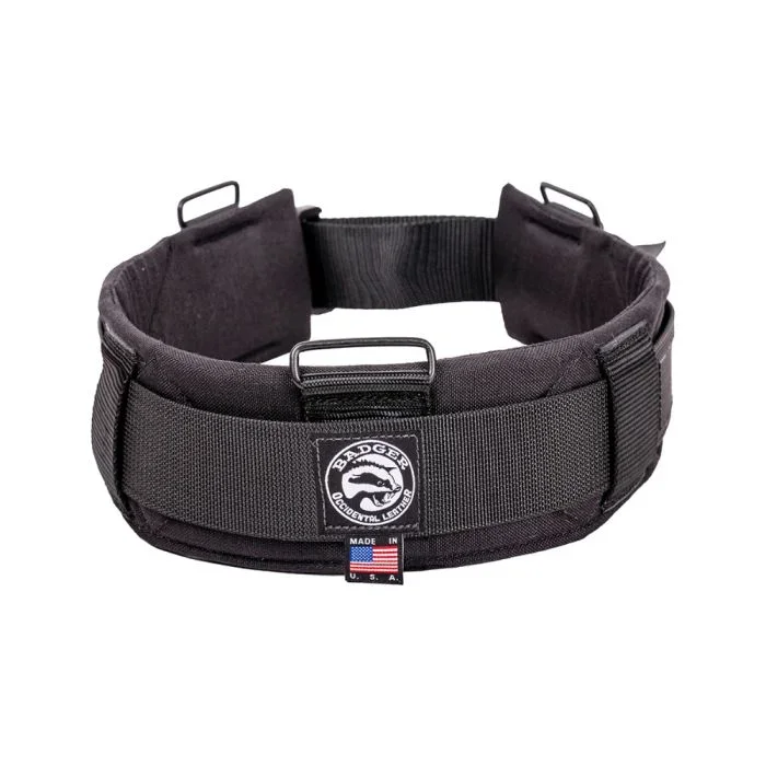 Badger Tool Belts 411030 XL Extra Large Black Straight Belt