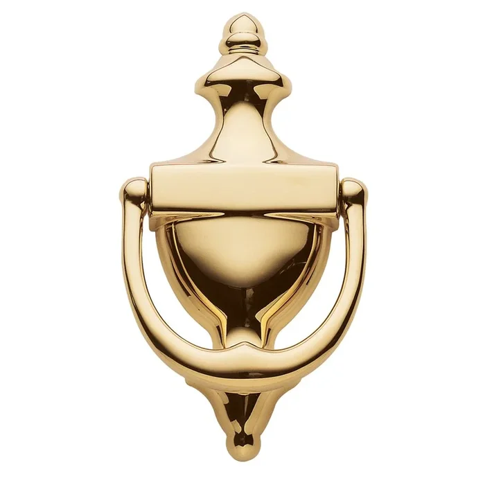 Baldwin Estate Door Knocker – Lifetime Brass Finish