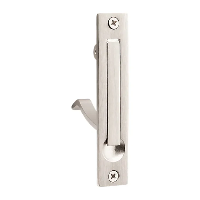 Baldwin Estate Edge Pull – Lifetime Satin Nickel Finish