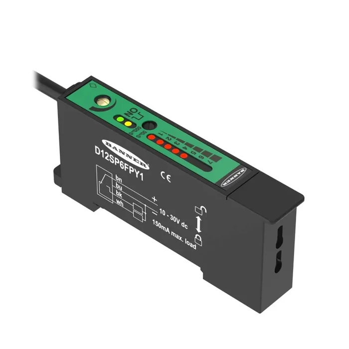 Banner 35502 | D12SP6FPY1 | D12 Series: High Speed Plastic Fiber Optic