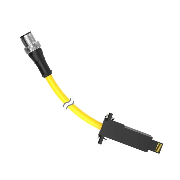 Banner 802490 | DELPE-51D | Cordset A-Code M12 to LP-Custom Double Ended
