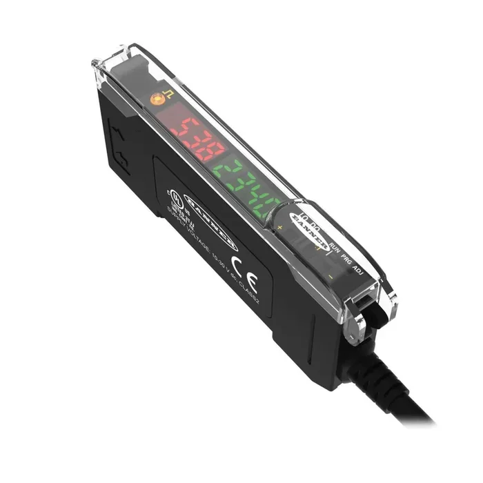 Banner 87636 | DF-G2G-PS-2M | DF-G2 Green Beam High Speed Dual Display Fiber Amplifier