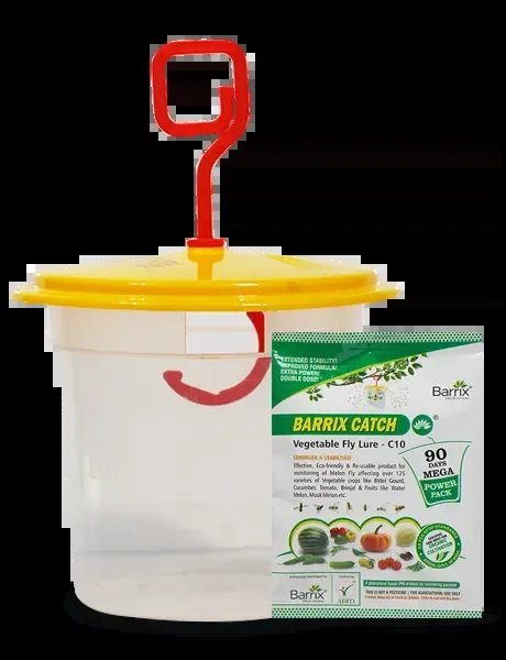 Barrix Catch Vegetable Fly Lure + Trap – Eco-Friendly Trap for Vegetable Flies