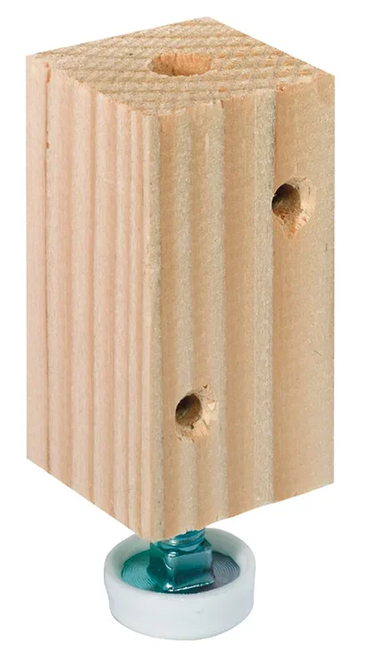 Base Leveler with Mounting Block, M8 by Hafele