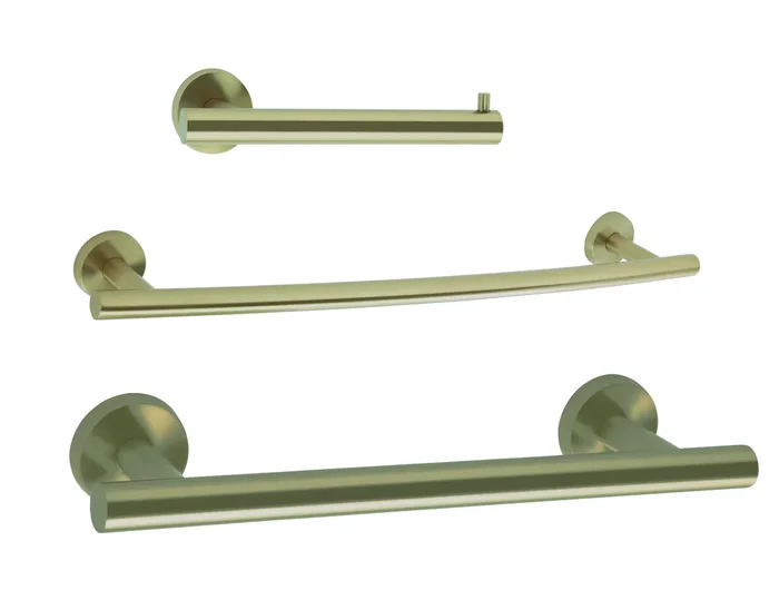 Bathroom Kit with Tissue Roll Holder and Towel Bars – Amerock