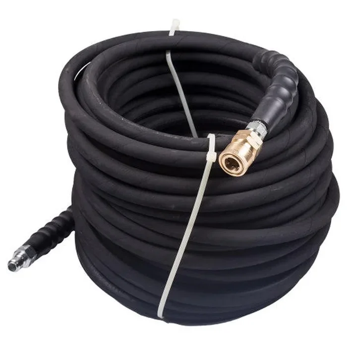 BE Power Equipment 85.238.111 HOSE 100FT 3/8″ S/B BLK BRS QC
