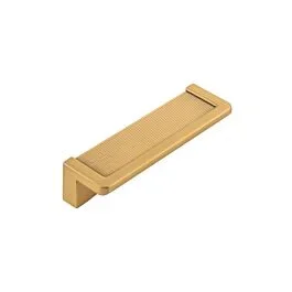 Bijou Linea Collection Brushed Golden Brass 3″ (76mm) Center to Center Cabinet Pull / Handle