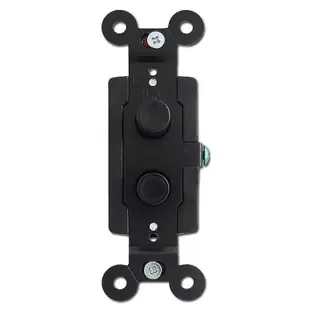 Black Antique Reproduction 3 Way Push Button Light Switches