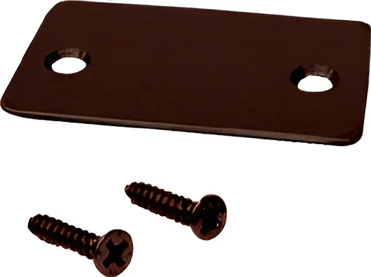 Black Bronze Anodized End Cap with Screws for Shallow U-Channel – C.R. Laurence