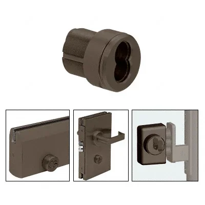 Black Bronze Anodized Mortise Housing for 7-Pin SFIC by C.R. Laurence