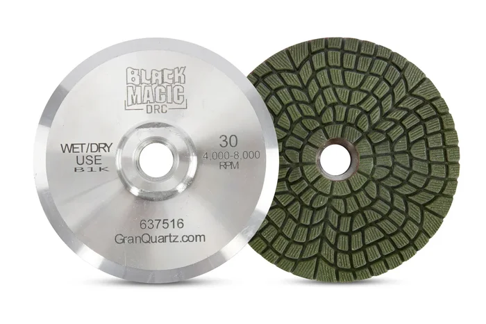Black Magic Flexible Resin Cup Wheel 4″ Aluminum 30 Grit