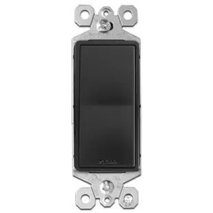 Black Rocker Switch 15 Amp