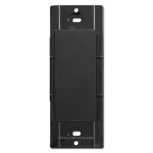 Blank Insert for Decora Switch Wall Plate Lutron – Black