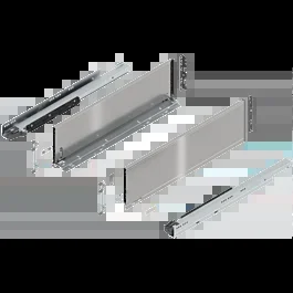 Blum Legrabox C 24″ Gray Drawer Set, 170lbs Capacity, Full-Extension with BLUMOTION, Stainless Steel