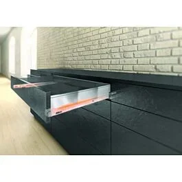 Blum Legrabox F 19-11/16″ Standard Drawer Kit, Orion Gray, 155 lb Capacity