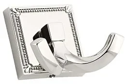 Borderline Transitional Metal Double Hook, 2-1/4″, Polished Nickel