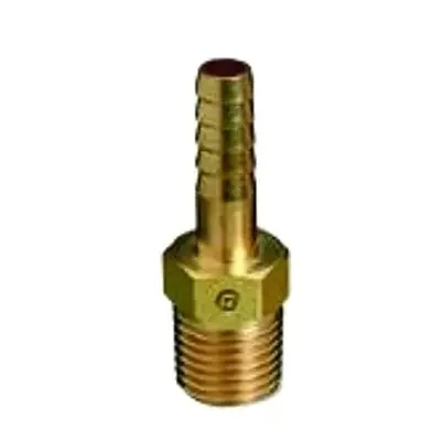 Brass Hose Adaptor, Male/Female Swivel, B-Size, LH