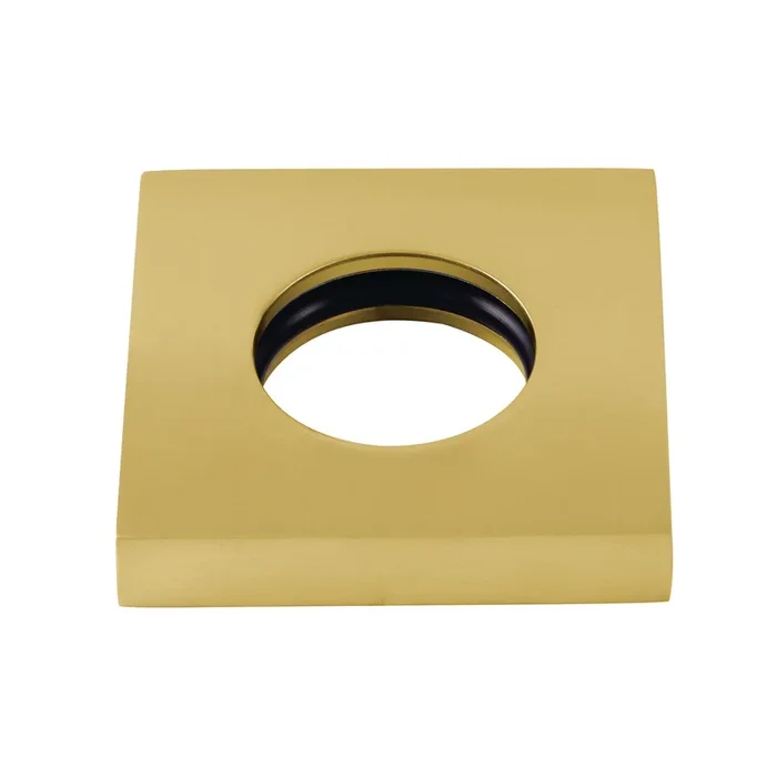 Brass Square Handle Flange, Brushed Brass – Kingston Brass