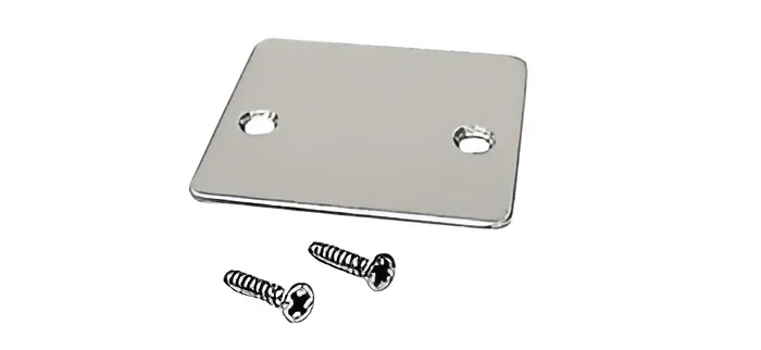 Brite Anodized End Cap with Screws – C.R. Laurence