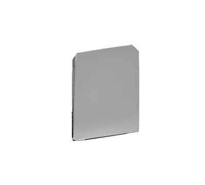 Brite Brushed Anodized End Cap for WU3 Series Wet/Dry U-Channel | C.R. Laurence