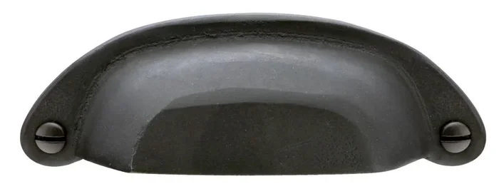 Bronze Ranch Bin Cabinet Pull – 3″ Center to Center – Flat Black Bronze Finish | Emtek