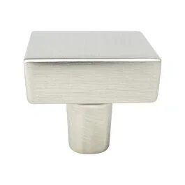 Brookridge 1-3/8″ (35mm) Overall Length Brushed Nickel Square Knob