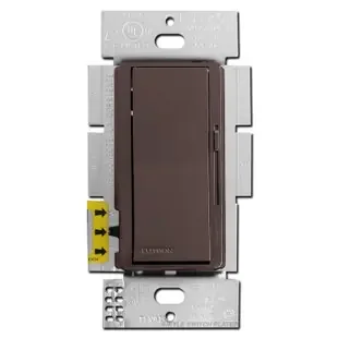 Brown Dimmable CFL LED Lightbulb Rocker Switches