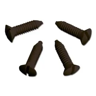 Brown Plastic Screws for Wall Switchplate Covers