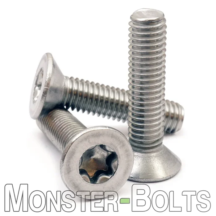 Bulk #10-24 Machine Screws 6-Lobe (T20) Flat Head Stainless Steel 18-8 (A2)