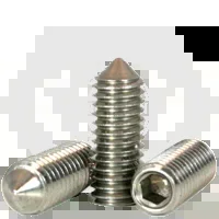 Bulk #10-24 UNC Socket Set Screws, Cone Point, Stainless 18-8