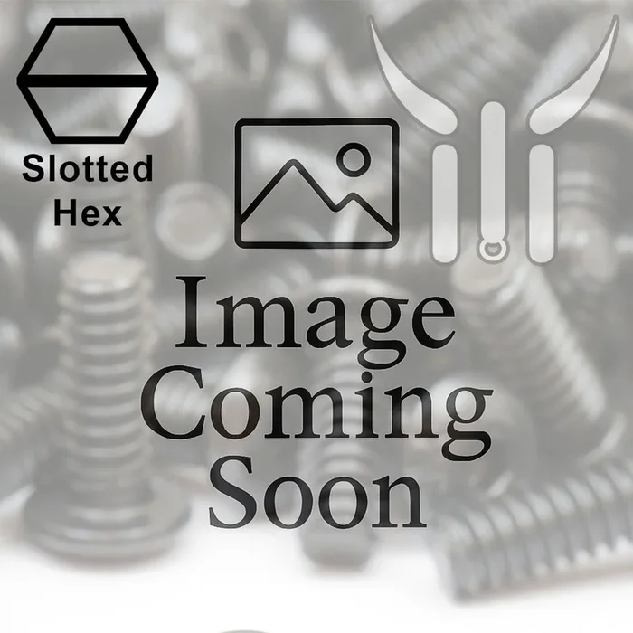 Bulk 3/8″-16 Slotted Indented Hex Washer Thread Cutting Screw Type 1 – Full Thread Zinc-Bake