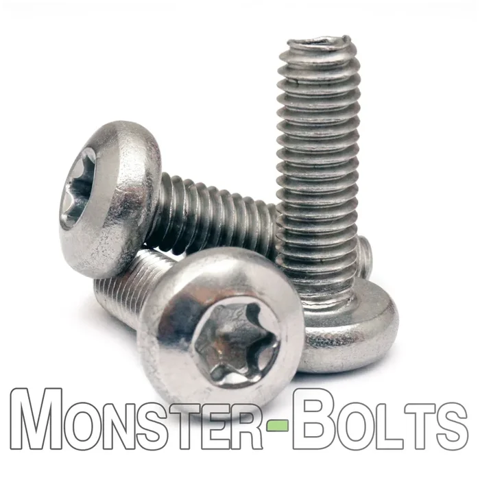 Bulk 5/16-18 6-Lobe Pan Head Taptite Alternative Thread-Rolling Screws, Full Thread, Zinc Bake & Wax