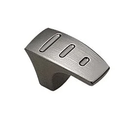 Buzz Charcoal Cabinet Hardware Knob, 1-17/32 (39mm) Inch Overall Length