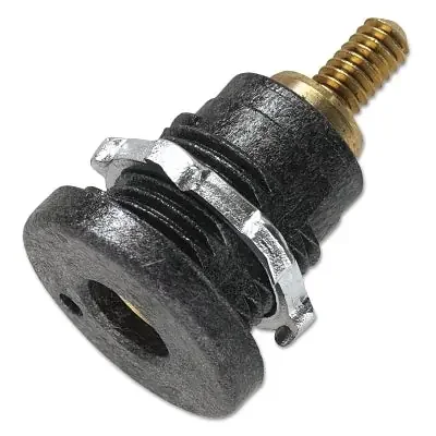 Cable Connector, Black Female 2-2/0