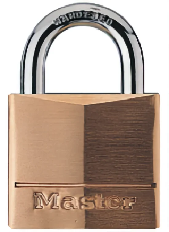 Carded Padlock Solid Brass 1-9/16in by Master Lock