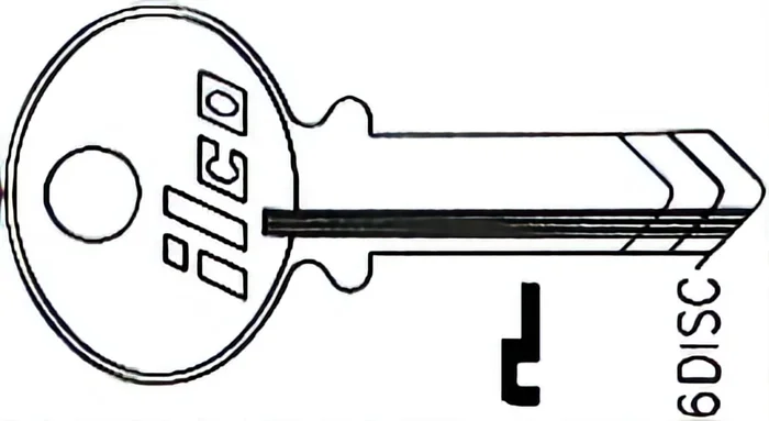 CCL Key Blanks 8687C-CR CO17 – Ilco Unican Corporation