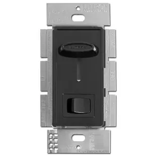 CFL LED All-Load Lutron Slide Dimmer On Off Switch – Black