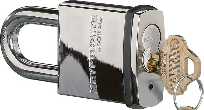 Chrome Padlock, SFIC Prep, Less Core, 2in Shackle – Schlage Lock Company