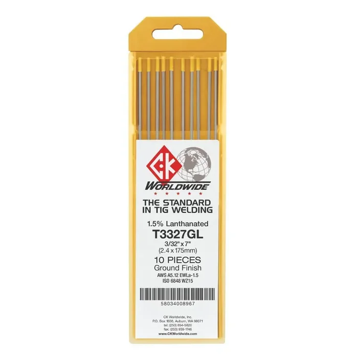 CK Worldwide 1.5% Lanthanated Tungsten (Gold)