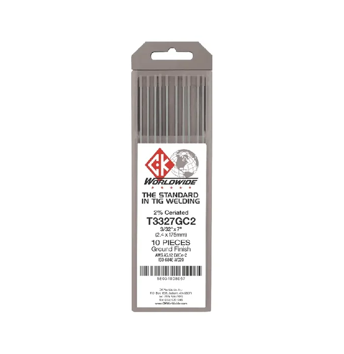 CK Worldwide 2% Ceriated Tungsten, 10/pk