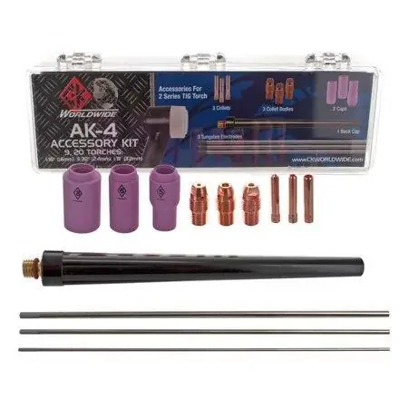 CK Worldwide 2 Series TIG Torch Accessory Kit, Large – AK-4