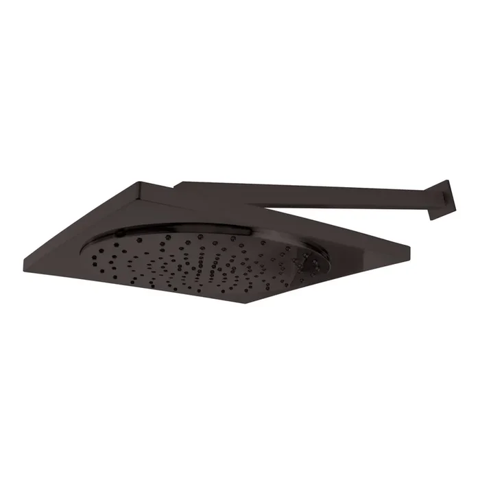 Claremont 12-Inch Square Rainfall ABS Shower Head – Oil Rubbed Bronze