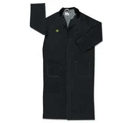 Classic Plus Rainwear, X-Large, PVC/Polyester, Black