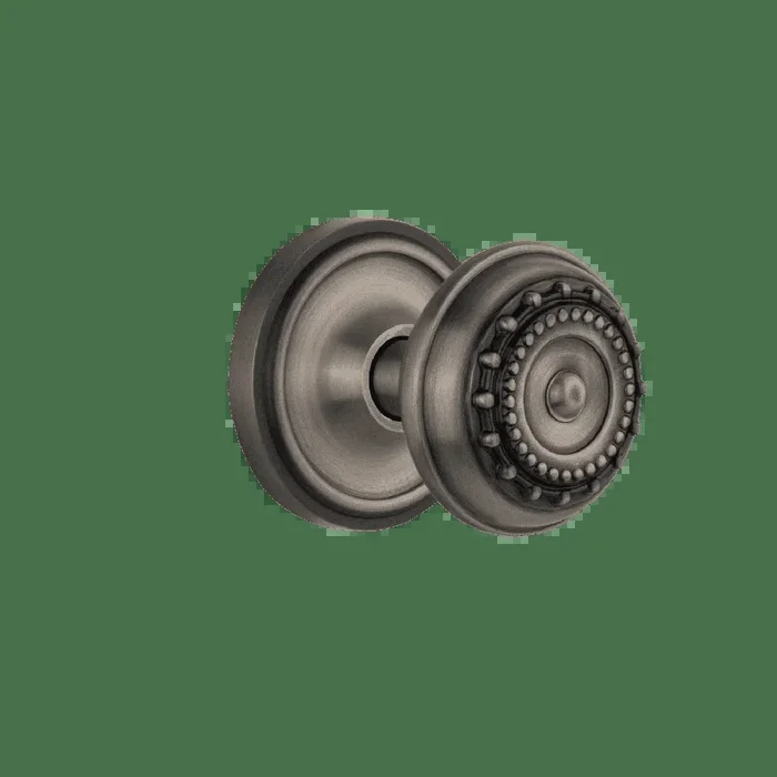 Classic Rosette with Meadows Knob in Antique Pewter – Nostalgic Vintage Hardware